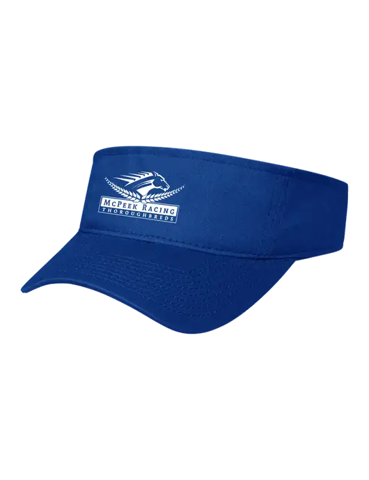 Royal Cap Visor w/McPeek Racing Logo