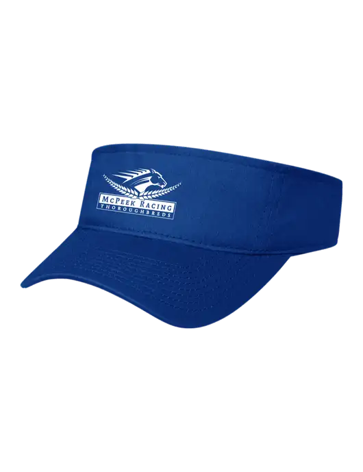 Royal Cap Visor w/McPeek Racing Logo
