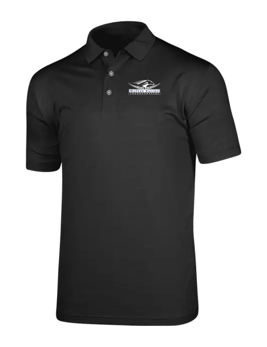 Callaway Vibrant Black Ventilated Polo w/McPeek Racing Logo
