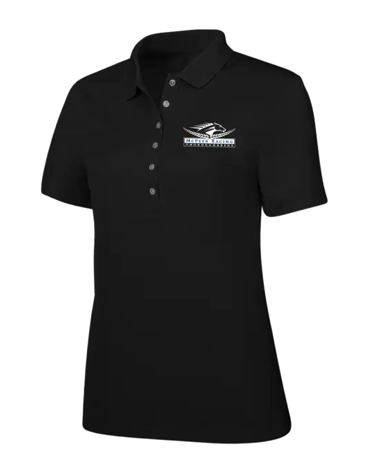 Callaway Womens Ottoman Black Polo w/McPeek Racing Logo
