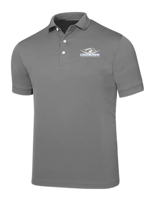 Callaway Ottoman Medium Grey Polo w/McPeek Racing Logo