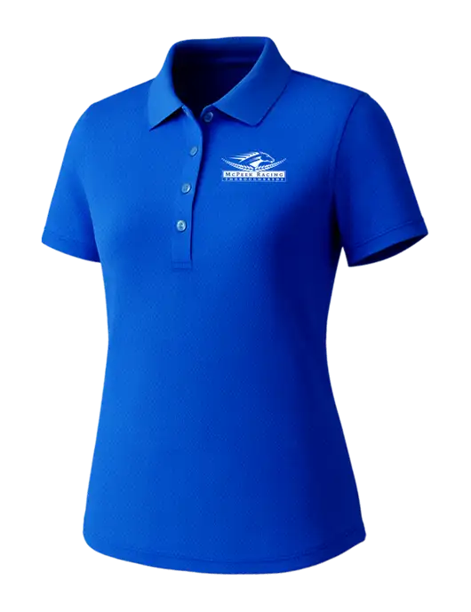 Callaway Womens Core Royal Performance Polo w/McPeek Racing Logo