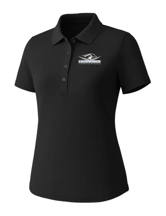 Callaway Womens Core Black Performance Polo w/McPeek Racing Logo
