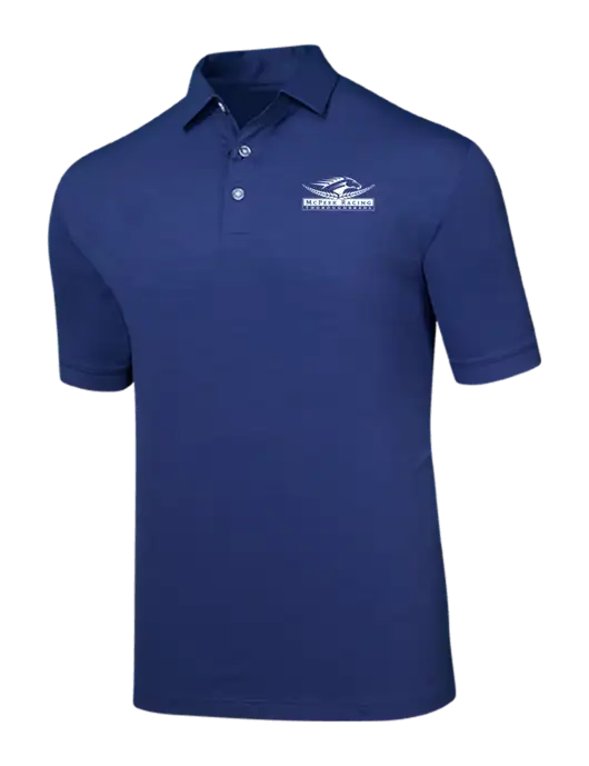 Callaway Navy Fashion Tonal Polo w/McPeek Racing Logo