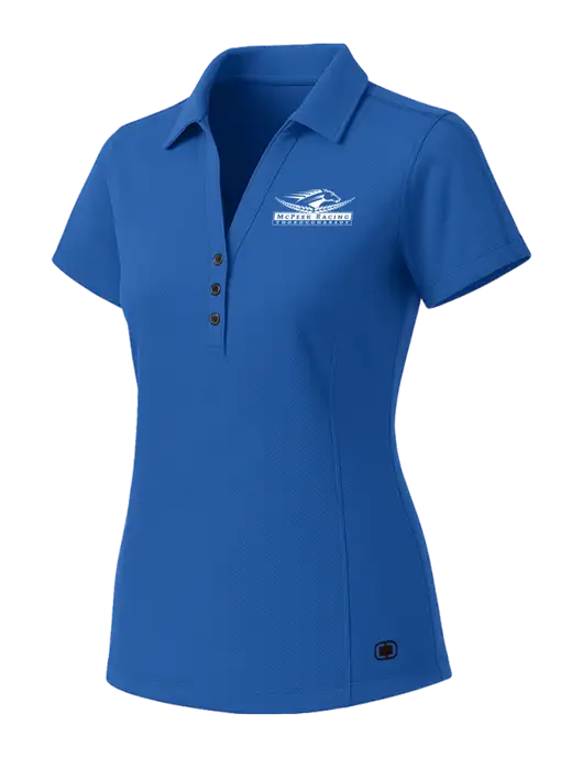 OGIO Womens Royal Blue ONYX Polo w/McPeek Racing Logo
