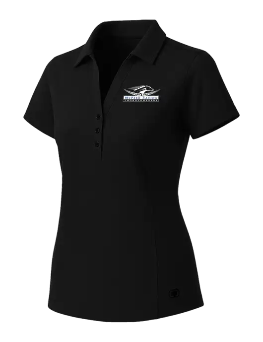 OGIO Womens Blacktop ONYX Polo w/McPeek Racing Logo