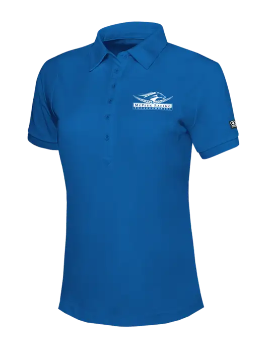 OGIO Womens Royal Blue Jewel Polo w/McPeek Racing Logo