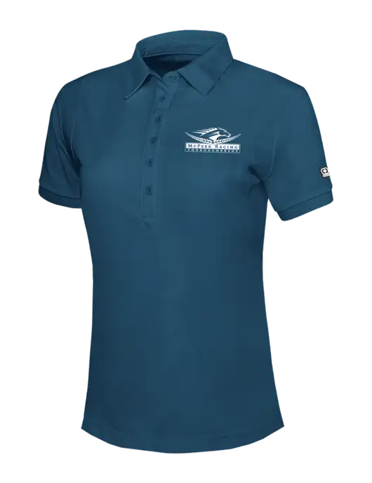 OGIO Womens Light Navy Jewel Polo w/McPeek Racing Logo