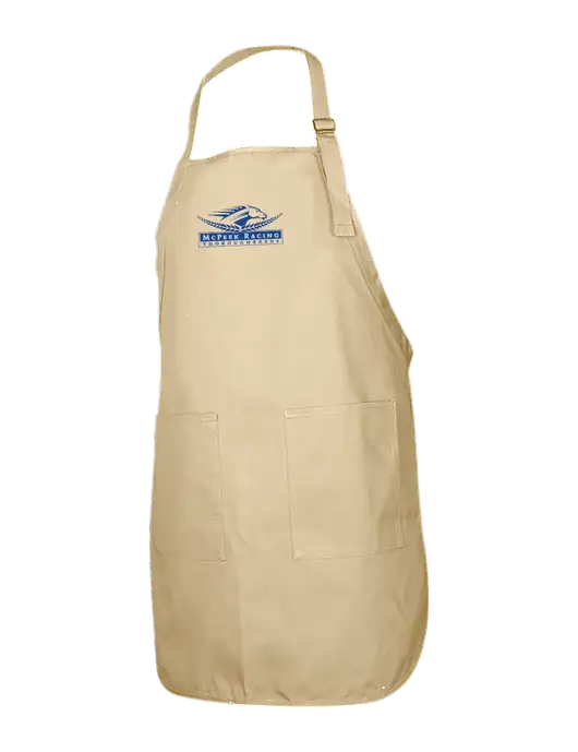 Full-Length Stone Apron With Pockets w/McPeek Racing Logo