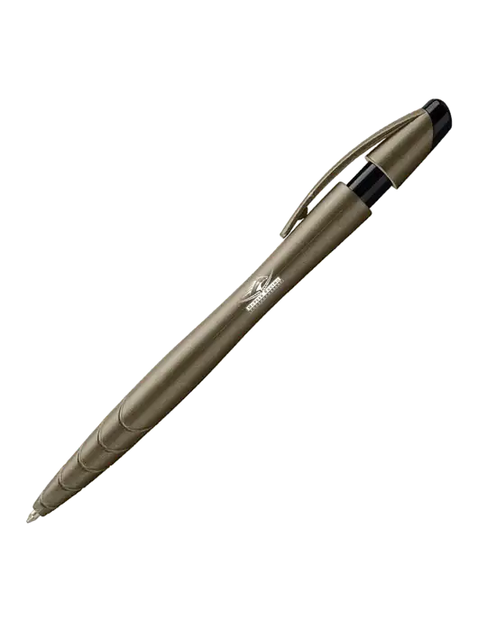 Awali Grey Metallic Pen - Black Ink w/McPeek Racing Logo