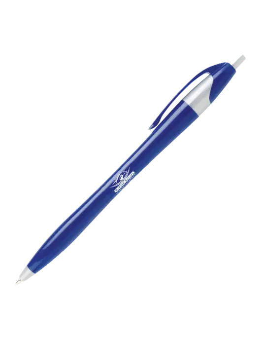 Novella Navy/Silver Corporate Pen- Blue Ink w/McPeek Racing Logo