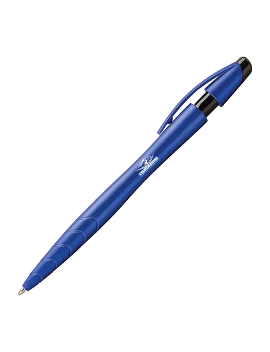 Awali Blue Metallic Pen - Black Ink w/McPeek Racing Logo