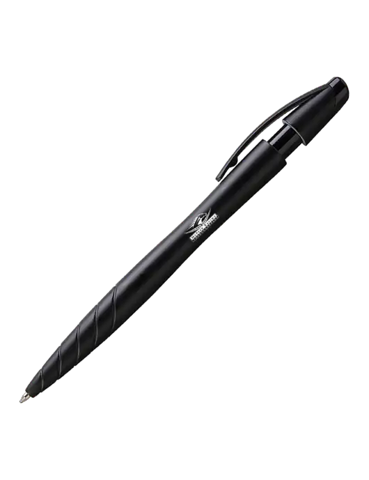 Awali Black Metallic Pen - Black Ink w/McPeek Racing Logo