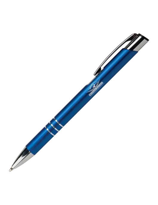 Laurent Blue Pen - Black Ink w/McPeek Racing Logo