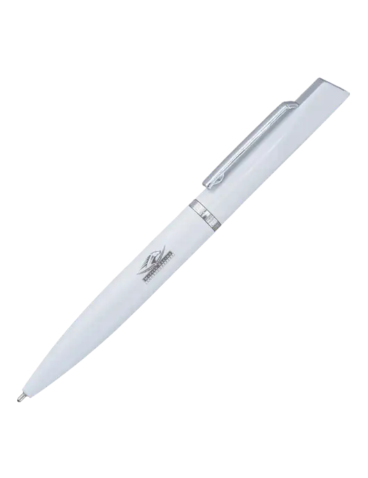 Santos White Pen - Black Ink w/McPeek Racing Logo