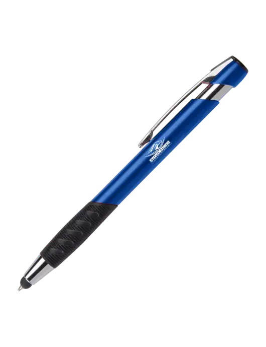 Alize Blue Stylus Black Ink Pen w/McPeek Racing Logo