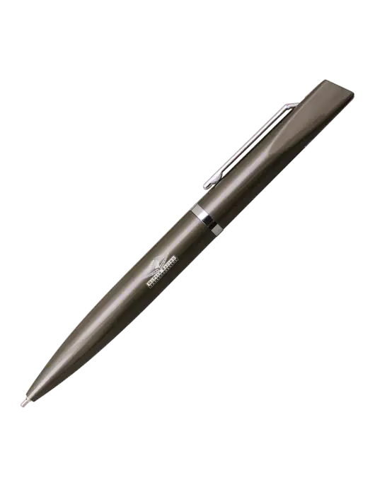 Santos Gunmetal Pen - Black Ink w/McPeek Racing Logo