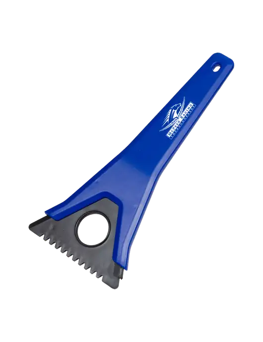 TriBlade Blue Windshield Scraper w/McPeek Racing Logo