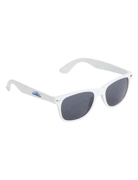 Daytona White Sunglasses w/McPeek Racing Logo