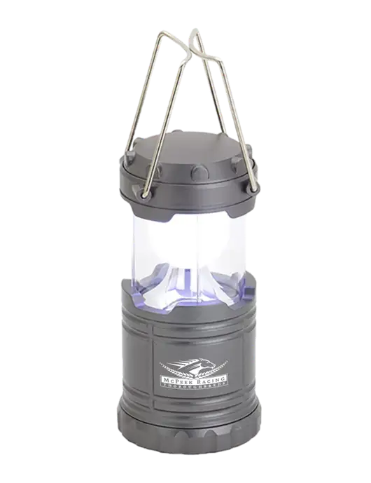 Gunmetal Mini Retro Lantern w/McPeek Racing Logo