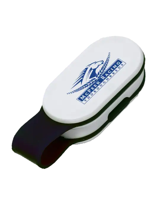 Magna Clip Black Personal Safety Light w/McPeek Racing Logo