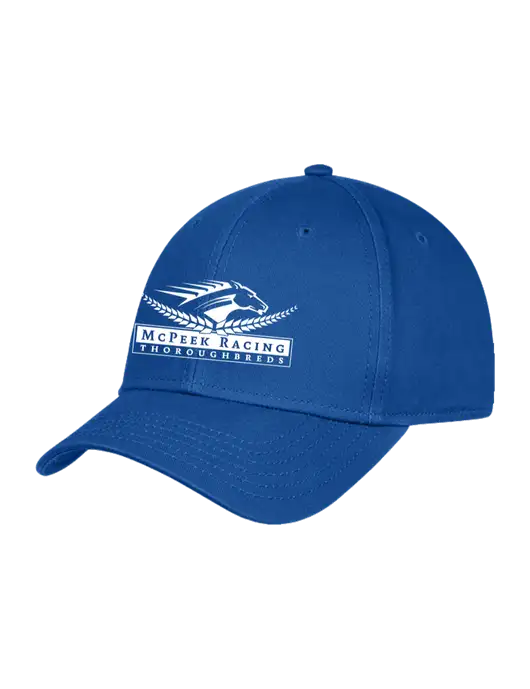 Royal Structured Cap Hook & Loop w/McPeek Racing Logo