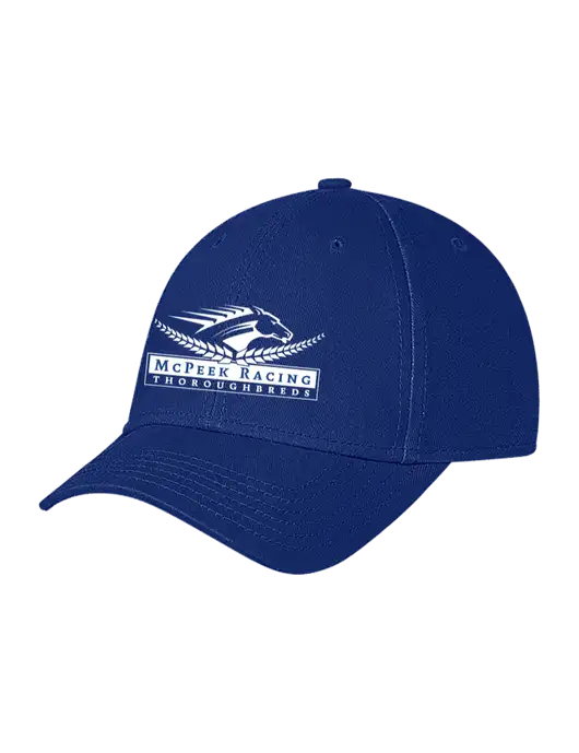 Royal Structured Soft Snap Closure Hook & Loop Cap w/McPeek Racing Logo