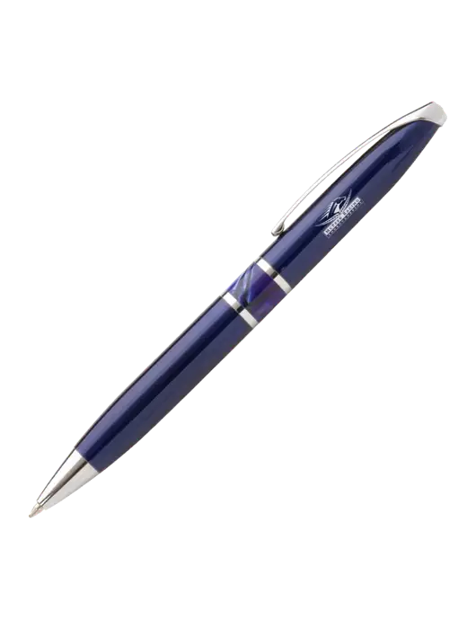 Illusion Navy Pen - Black Ink w/McPeek Racing Logo