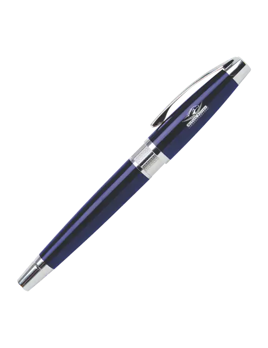Masscotti Navy Rollerball Pen - Black Ink w/McPeek Racing Logo