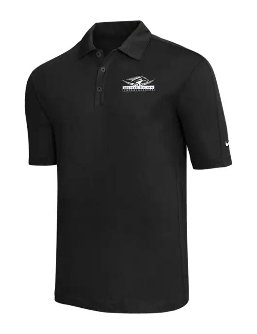 Nike Black Tech Sport Dri-FIT Polo w/McPeek Racing Logo