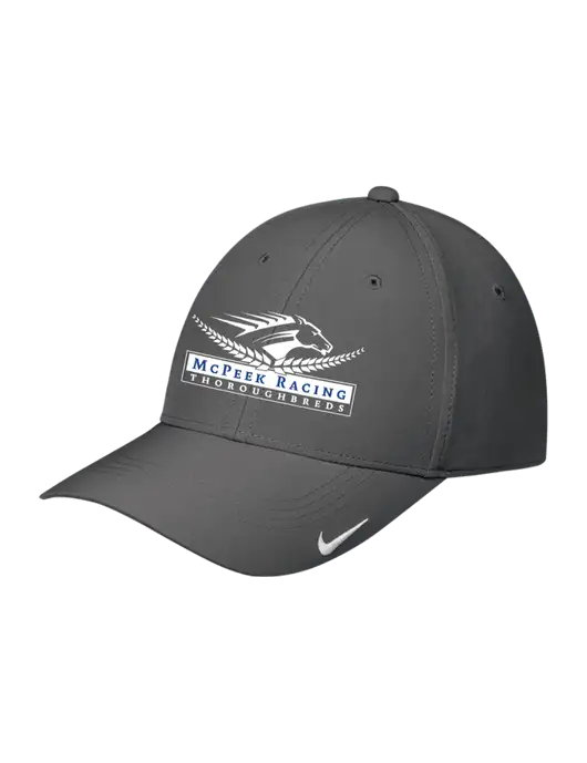Nike Dark Grey Dri-FIT Legacy Cap w/McPeek Racing Logo