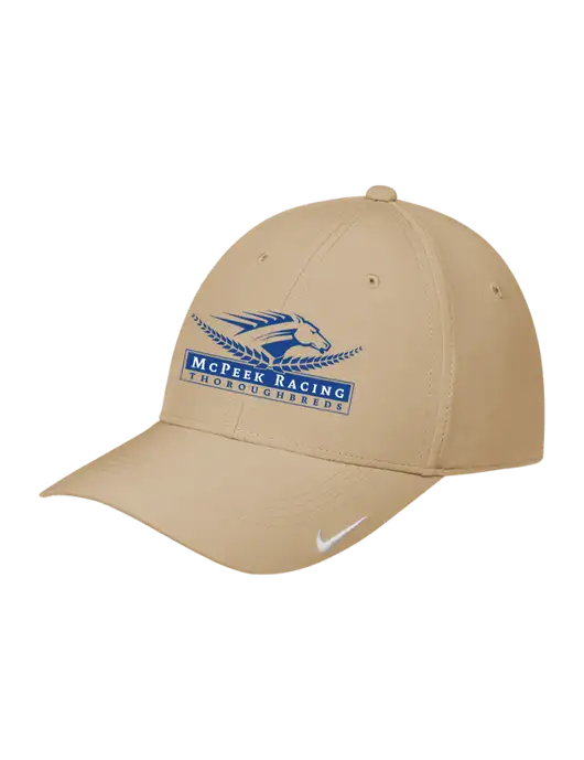 Nike Tan Dri-FIT Legacy Cap w/McPeek Racing Logo
