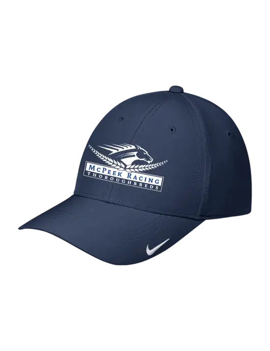 Nike Navy Dri-FIT Legacy Cap w/McPeek Racing Logo