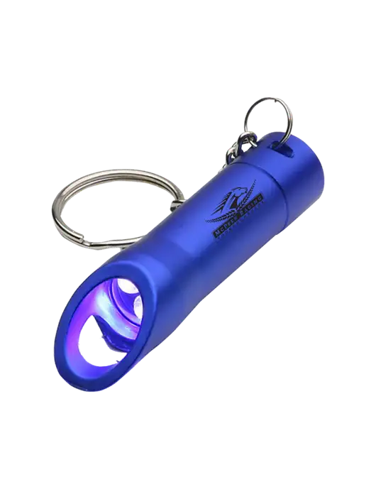 Royal Pocket LED Flashlight with Bottle Opener & Keychain w/McPeek Racing Logo