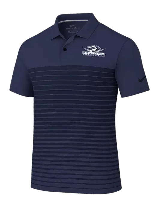 Nike Navy Dri-FIT Vapor Block Polo w/McPeek Racing Logo