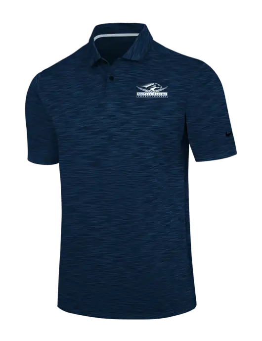 Nike Navy Dri-FIT Vapor Space Dyed Polo w/McPeek Racing Logo