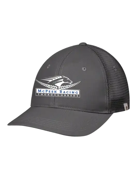 Carhartt Dark Grey Trucker Rugged Pro Series Cap w/McPeek Racing Logo