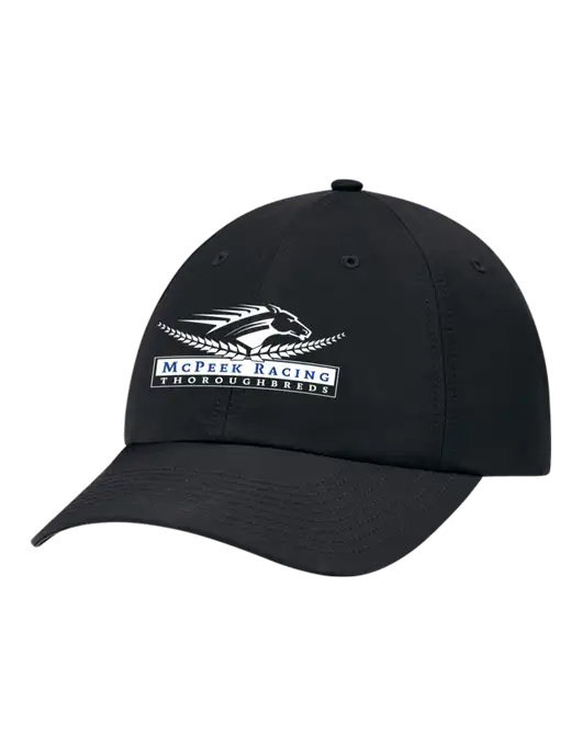 Richardson Relaxed Performance Lite Black Cap w/McPeek Racing Logo