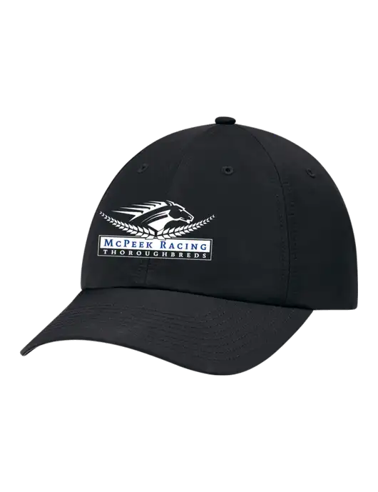 Richardson Relaxed Performance Lite Black Cap w/McPeek Racing Logo