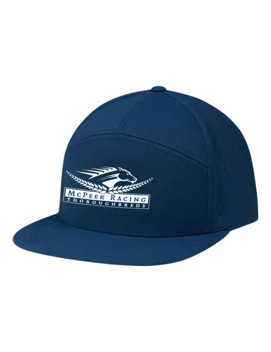 Richardson Light Navy Cannon Cap w/McPeek Racing Logo