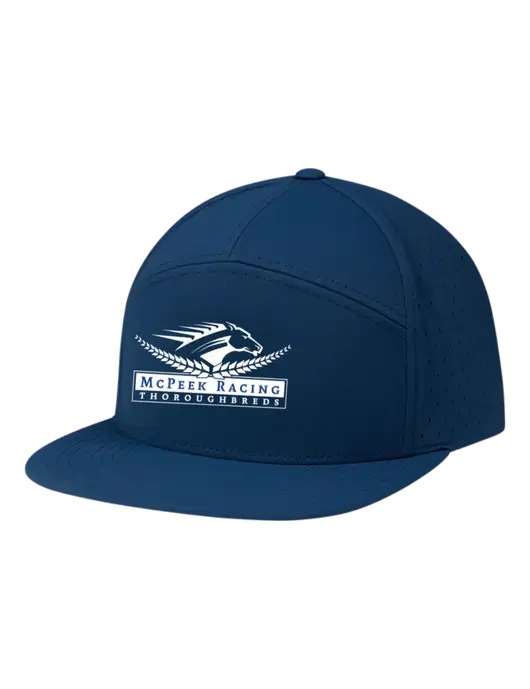 Richardson Light Navy Cannon Cap w/McPeek Racing Logo