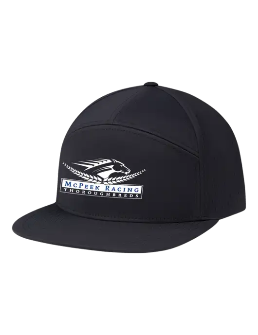 Richardson Black Cannon Cap w/McPeek Racing Logo