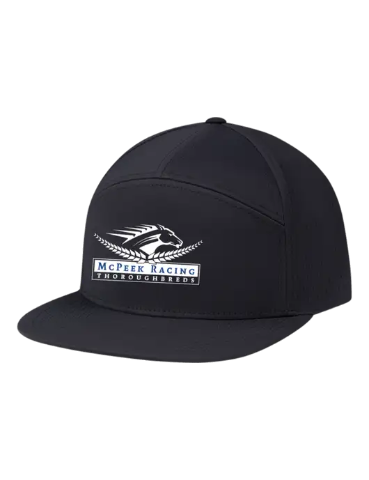 Richardson Black Cannon Cap w/McPeek Racing Logo