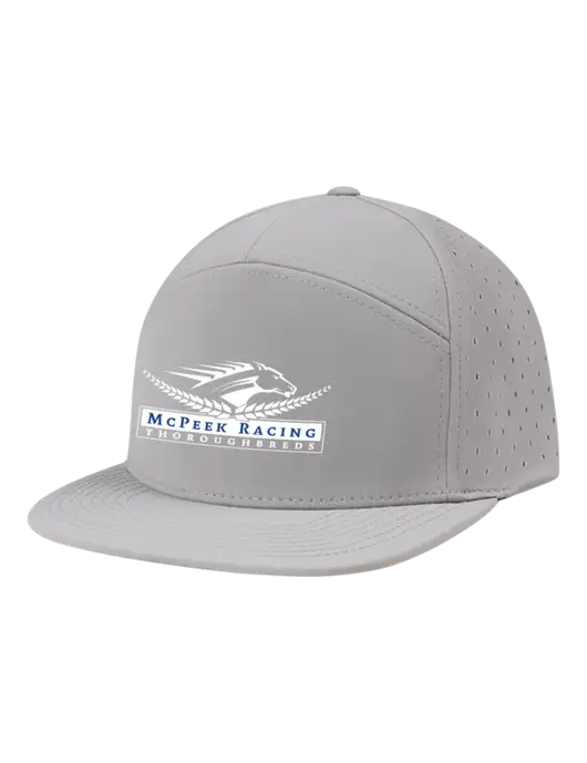 Richardson Light Grey Cannon Cap w/McPeek Racing Logo