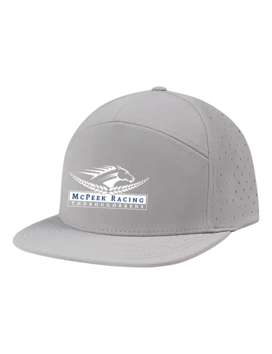 Richardson Light Grey Cannon Cap w/McPeek Racing Logo