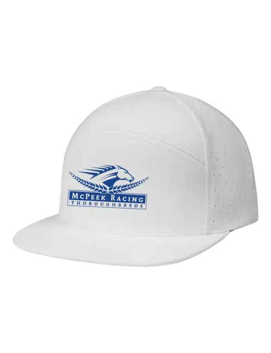 Richardson White Cannon Cap w/McPeek Racing Logo