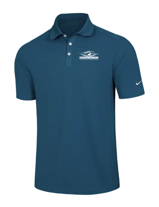 Nike Light Navy Dri-FIT Classic Polo w/McPeek Racing Logo