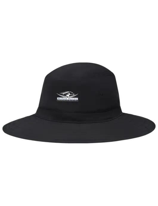 Black Booney Sun Hat w/McPeek Racing Logo