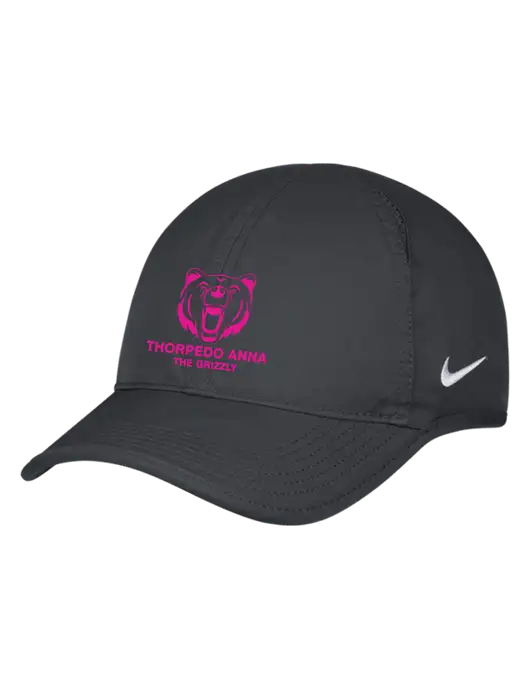 Nike Charcoal Featherlight Cap w/Thorpedo Anna Logo
