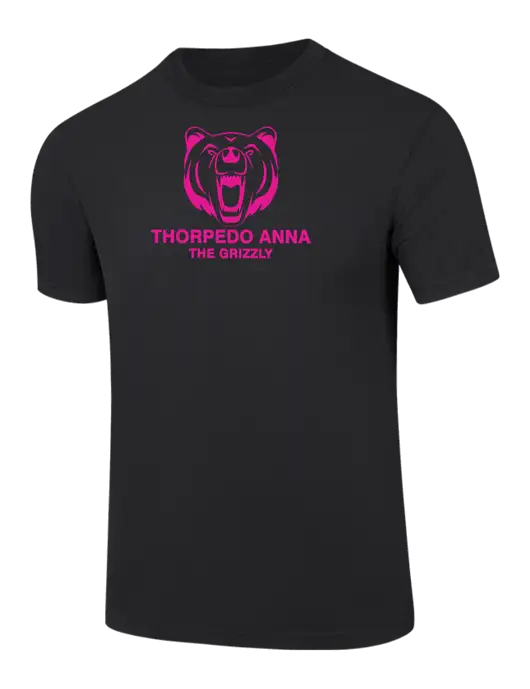 Comfort Colors 6.1 oz Black Heavyweight Ring Spun T-Shirt w/Thorpedo Anna Logo